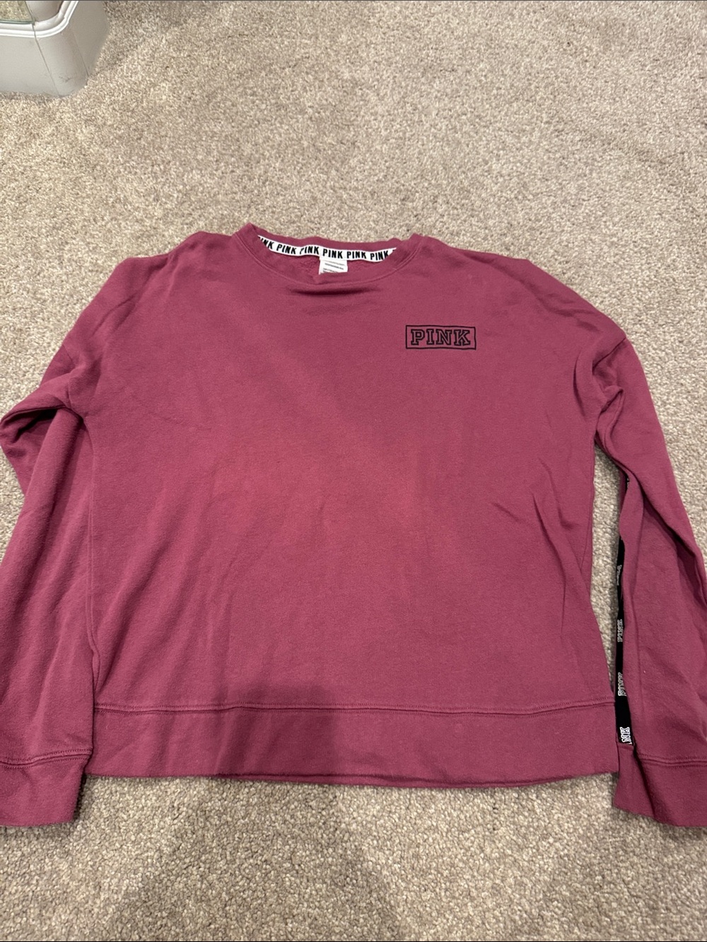 PINK Victoria's Secret Mauve Crewneck Sweatshirt